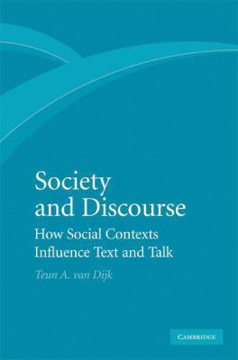 Society and Discourse 0521516900 Book Cover