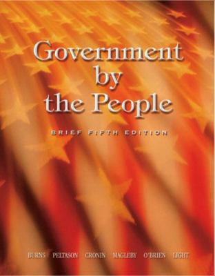 Government by the People, Brief 0131842269 Book Cover