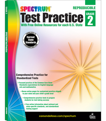 Spectrum Test Practice, Grade 2: Volume 62 1620575949 Book Cover