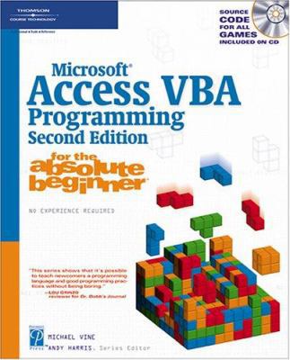 Microsoft Access Vba Programming For The Absolu... 1592007236 Book Cover