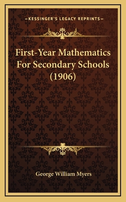 First-Year Mathematics for Secondary Schools (1... 1164720538 Book Cover