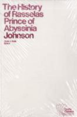 The History of Rasselas the Prince of Abyssinia 0882950479 Book Cover