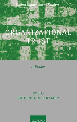 Organizational Trust: A Reader 0199288496 Book Cover