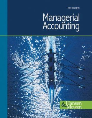 MANAGERIAL ACCOUNTING (Available Titles Cengage... 0324376006 Book Cover