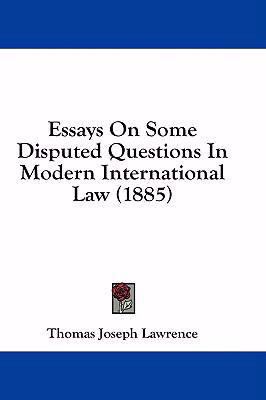 Essays On Some Disputed Questions In Modern Int... 1436971497 Book Cover