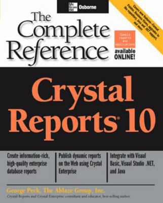 Crystal Reports 10 0072231661 Book Cover