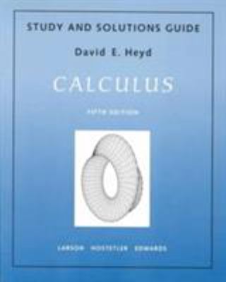 Calculus Study and Solutions Guide, Fifth Edition 0669327115 Book Cover