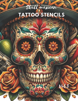 Skull mexican tattoo: Tattoo design B0D3BTP4QK Book Cover