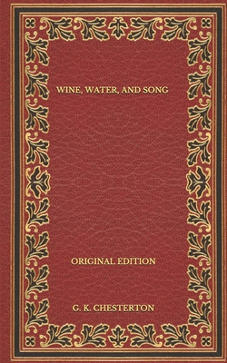 Wine, Water, and Song - Original Edition B08PJK8XFL Book Cover