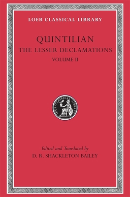 The Lesser Declamations, Volume II [Latin] 0674996194 Book Cover