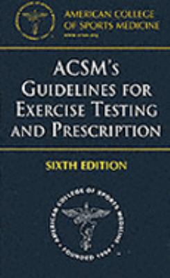 ACSM's Guidelines for Exercise Testing and Pres... 0781727359 Book Cover