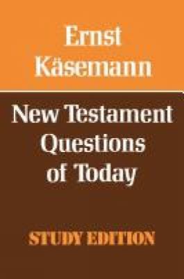 New Testament Questions for Today 0334010993 Book Cover