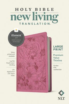NLT Large Print Premium Value Thinline Bible, F... [Large Print] 1496458206 Book Cover
