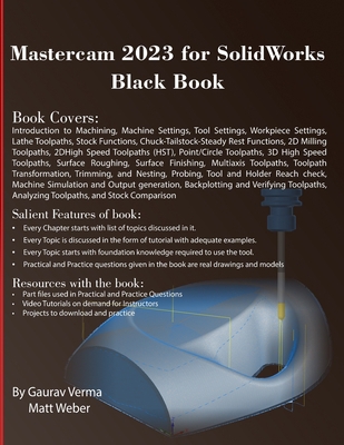 Mastercam 2023 for SolidWorks Black Book 1774590778 Book Cover