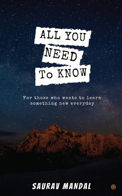 All You Need to Know 9354389384 Book Cover