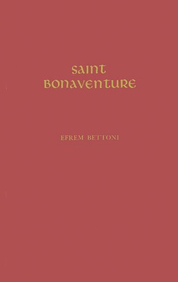 Saint Bonaventure 0313232717 Book Cover