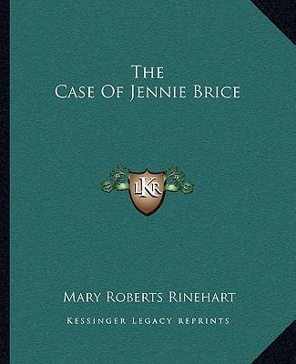 The Case Of Jennie Brice 1162690356 Book Cover