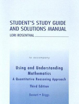 Student's Study Guide and Solutions Manual to A... 0321227751 Book Cover