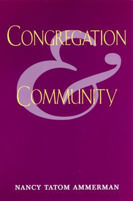 Congregation and Community 0813523346 Book Cover