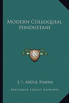 Modern Colloquial Hindustani 1162784741 Book Cover