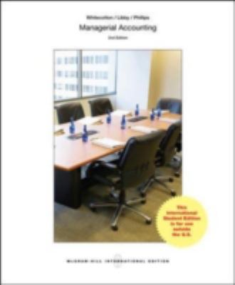 Managerial Accounting 1259060942 Book Cover