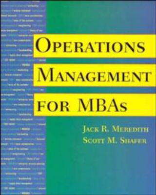 Operations Management for MBAs 047129828X Book Cover