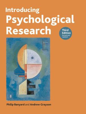 Introducing Psychological Research: Third Edition 1403900388 Book Cover