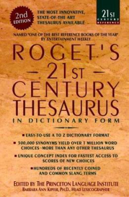 Roget's 21st Century Thesaurus 0385312555 Book Cover