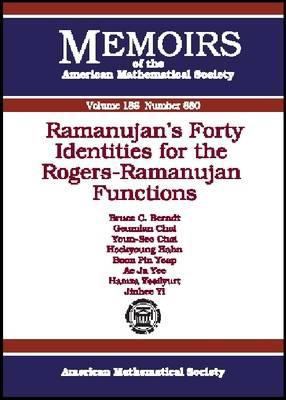 Ramanujan's Forty Identities for the Rogers-ram... 082183973X Book Cover
