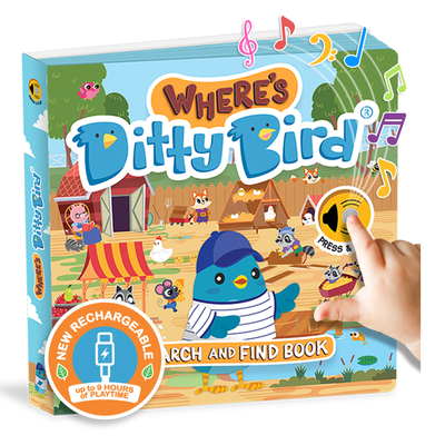 Ditty Bird Where's Ditty? Look and Find Book wi... B0FYC7R2SQ Book Cover
