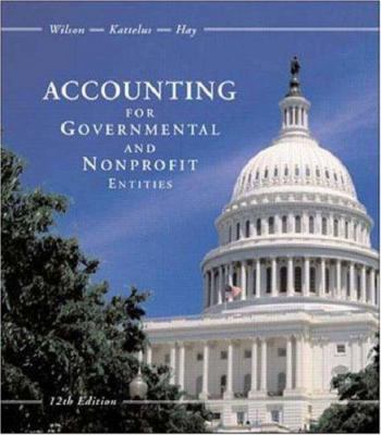 Accounting for Governmental and Nonprofit Entit... 0072443812 Book Cover