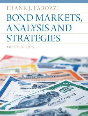 Bond Markets, Analysis and Strategies 013274354X Book Cover