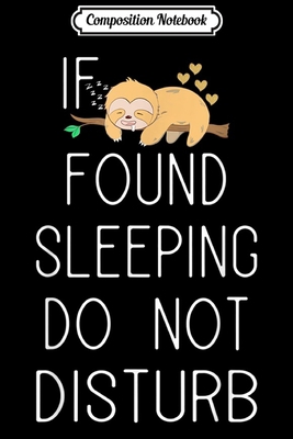 Composition Notebook: Kids Pajamas Lazy Sloth Funny Pajama PJ Top Girls Daughter  Journal/Notebook Blank Lined Ruled 6x9 100 Pages