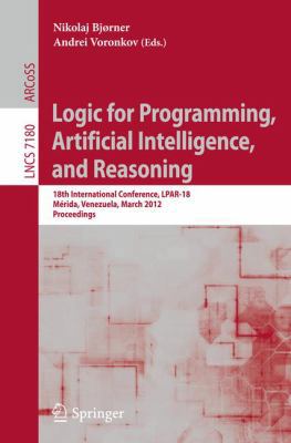 Logic for Programming, Artificial Intelligence,... 3642287166 Book Cover