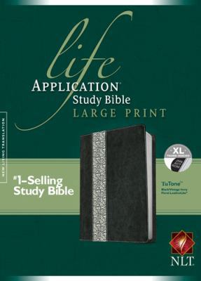 Life Application Study Bible-NLT Large Print [Large Print] 1414391951 Book Cover
