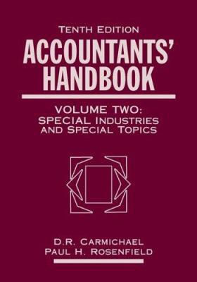 Accountants' Handbook, Special Industries and S... 0471269921 Book Cover