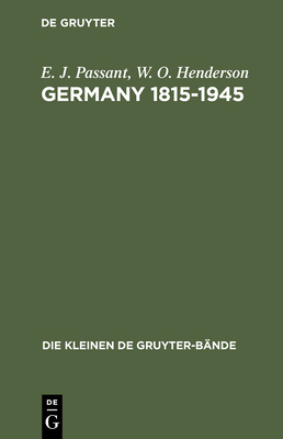 Germany 1815-1945 [German] 3110004895 Book Cover