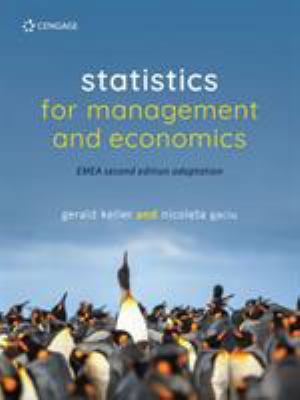 Statistics For Management & Economics 1473768268 Book Cover