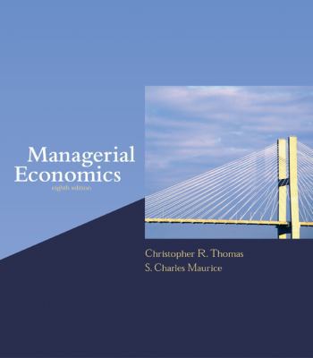 Managerial Economics 0072871741 Book Cover