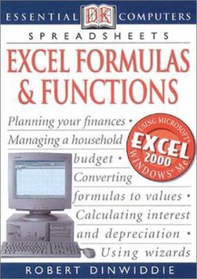 Essential Computers: Excel Formulas & Functions... 0789484102 Book Cover