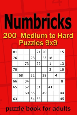 Numbricks puzzle book for adults: 200 Medium to...            Book Cover