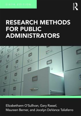 Research Methods for Public Administrators 020585625X Book Cover