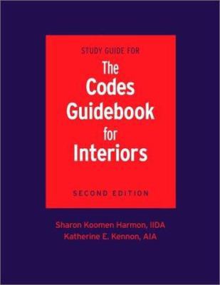 Study Guide for the Codes Guidebook for Interiors 047121227X Book Cover