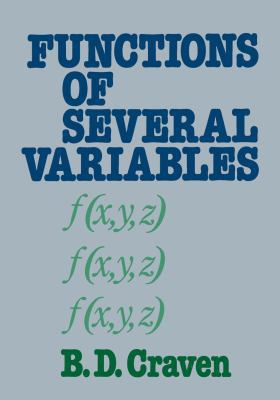 Functions of Several Variables 0412233401 Book Cover