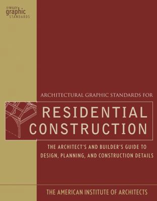 Architectural Graphic Standards for Residential... 0471241091 Book Cover