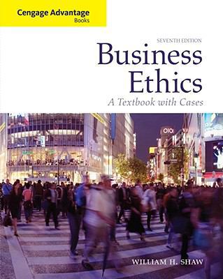 Business Ethics : A Textbook with Cases 0495808768 Book Cover
