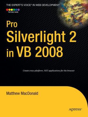 Pro Silverlight 2 in VB 2008 B01AM9RTYI Book Cover