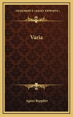 Varia 1163513172 Book Cover