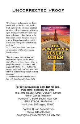 The Never-Open Desert Diner 0912887109 Book Cover