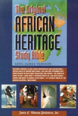 Original African Heritage Study Bible-KJV-Large... [Large Print] 0817015116 Book Cover